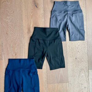 UNIQLO Biking Fitted Shorts Yoga Hiking Running Biking Cycling Racing LOT 3 S XS